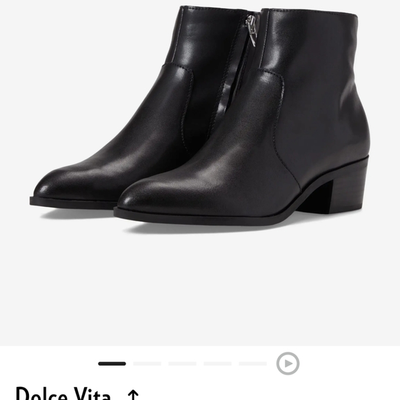 Dolce Vita Boots Black Ankle Booties - Picture 1 of 5